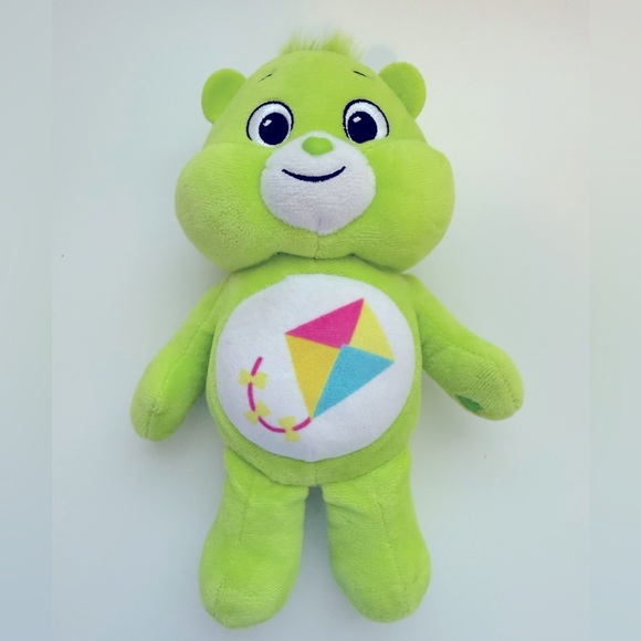 10” Colorful Care Bear Plush Bear Set - Purple, Green, Pink, Yellow - Picture 6 of 13